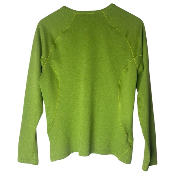 Patagonia Capilene Mid-weight Green Long Sleeve Top Size Medium - Picture 3 of 6